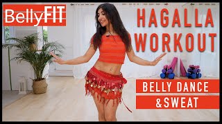 Belly Dance  Full body Workout  Hagalla Style [upl. by Jenei]