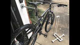 Cheap simple bike stands you can make at home [upl. by Stovall]