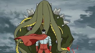 Omni man VS Monster  Kaiju Fight scene  Invincible Episode 7 [upl. by Thrasher]