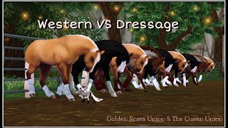 Western VS Dressage  SSO [upl. by Ojeillib]