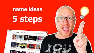 YouTube name ideas  in 5 easy steps [upl. by Eliezer500]