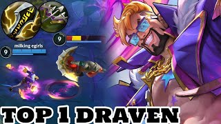 Draven Champion Overview  Gameplay  League of Legends Wild Rift [upl. by Byrann]