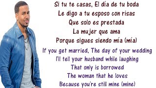 Romeo Santos  Eres Mia  Lyrics English and Spanish  Youre Mine  Translation amp Meaning [upl. by Dibbrun]