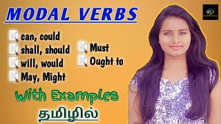 Modal auxiliary verbs in tamil  Verbs  English grammar in tamil [upl. by Gery]