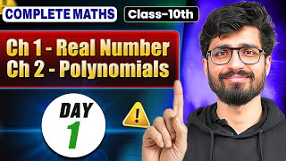 Class 10 Maths  Day 1  Real Numbers amp Polynomials  Class 10  Alakh Pandey  Ritik Sir [upl. by Kerri]