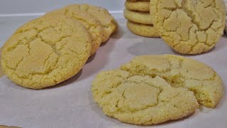 Easy Classic Sugar Cookies  No Mixer Needed [upl. by Ryan]