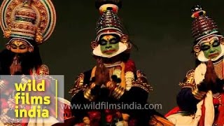 Kathakali  Indian classical dance from Kerala [upl. by Anomis]