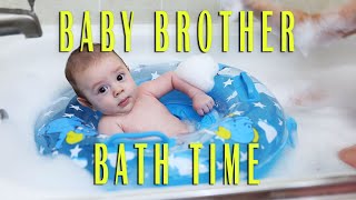 Bubble Bath Time With My Baby Brother [upl. by Troyes]