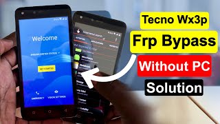 How to bypass google account on tecno wx3 lte Tecno wx3p frp Bypass No Adding Account ft YouGtech [upl. by Aneleairam]