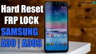 Hard Reset amp FRP Lock Google Account SAMSUNG Galaxy A30\A30S [upl. by Hilton]