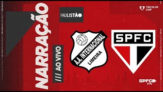 PAULISTÃO 2024  INTER DE LIMEIRA X SÃO PAULO  SPFC PLAY [upl. by Naitsyrk518]