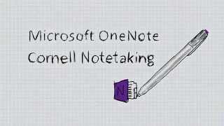 Microsoft OneNote  Cornell Note taking for students [upl. by Ahsoym626]