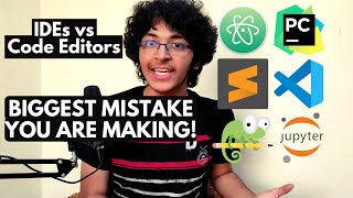 Code Editors vs IDEs  Why you NEED to STOP using IDEs [upl. by Iphigeniah]