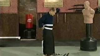 Introduction to Iaido part 2 Wearing the Hakama [upl. by Soirtimid]