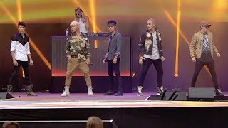 CNCO  Se Vuelve Loca Live from Norway Cup 2018 [upl. by Leumhs480]