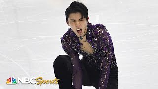 Yuzuru Hanyus excellent Grand Prix Final free skate  NBC Sports [upl. by Eelirak468]