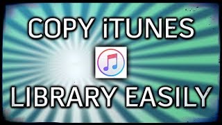 How to Transfer Your iTunes Library to a New Computer PC TUTORIAL [upl. by Ytrebil]