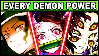 All Blood Demon Arts and Their Powers Explained Demon Slayer  Kimetsu no Yaiba Demon Techniques [upl. by Elrod]