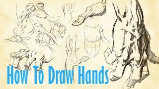 How To Draw HANDS [upl. by Kelci]