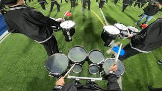 The Woodlands HS Marching Band Quad Cam 2020  Geoffrey Curtin [upl. by Ledoux191]