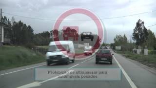 Prevenção rodoviária sinais de proibição 02 [upl. by Odrareg]