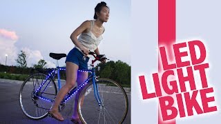 How to Install LED Lights on a Bicycle  The Light Bike [upl. by Ykcim]