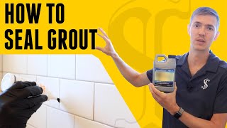 How To Seal Grout  DIY for Beginners [upl. by Fisher208]