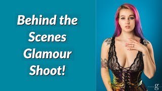 Behind the Scenes Glamour Model Photoshoot  How To Tutorial [upl. by Byran757]