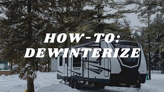 Basic HowTo Dewinterize Your RV [upl. by Anilocin]