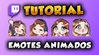 🟣 COMO hacer EMOJIS ANIMADOS en TWITCH quotGIF EMOTESquot sin BetterTV en 7 MINUTOS  TUTORIAL Streaming [upl. by Alvarez842]