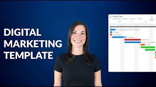 Digital Marketing Template  Instagantt [upl. by Devine463]