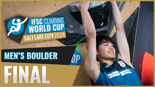 Mens Boulder final  Salt Lake City 2024 [upl. by Namurt233]