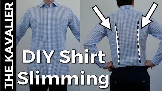 How To Slim Your Shirts With Simple Darts  DIY Tailor Series [upl. by Sergo]