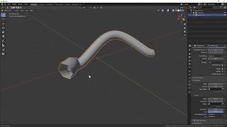 Blender  Creating Geometry from Bezier Curves [upl. by Ailaza]