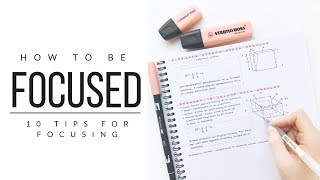 How I stay focused  10 tips for focusing  studytee [upl. by Rraval]