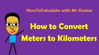 How to Convert Between Meters M amp Kilometers KM [upl. by Ignacius307]