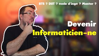 Comment devenir informaticien  Filières  Études  BAC à BAC 5 [upl. by Lilybelle]