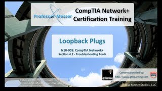 Loopback plugs  CompTIA Network N10005 42 [upl. by Airla]