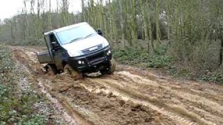 Iveco Daily 4x4 in the mud [upl. by Aneek381]