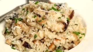 Mushroom Risotto  Rice Recipes  Italian Cuisine  Ruchis Kitchen [upl. by Haelak]