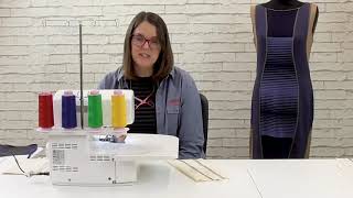 The OverlockerSerger Flatlock Stitch [upl. by Yettie]