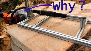 Why DIY Chainsaw Mill BEATS Band Mill cutting a Massive Oak [upl. by Hayalat]