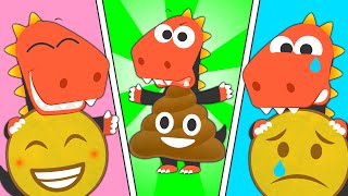 Aprende con Eddie las EMOCIONES con EMOJIS 😍😂💩 emociones para niños [upl. by Seve543]