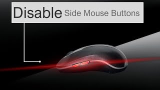 How To Disable Back Forward Mouse Buttons  How To Reassign Mouse Windows [upl. by Assille776]