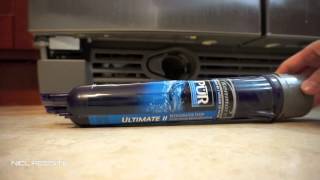 How To Replace a Kenmore Elite Refrigerator Water Filter InGrille 9030 [upl. by Aizirtap297]