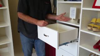 How to Remove A Drawer with Full Extension Guides [upl. by Jewell]