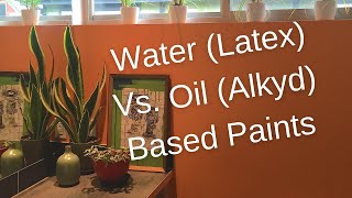 Water Latex Vs Oil Alkyd Based Paints HD 1080p [upl. by Ttehc]