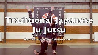 54 JuJutsu Techniques  Self Defence Syllabus  Traditional Japanese Ju Jutsu Ryu [upl. by Amick]