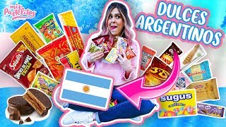 PROBANDO DULCES ARGENTINOS  MIS PASTELITOS [upl. by Ahsemrac]