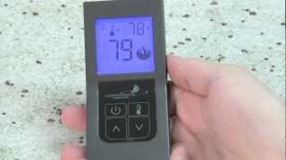 How to use your CF45 and CF60 Fireplace Remote Controls [upl. by Eerb]